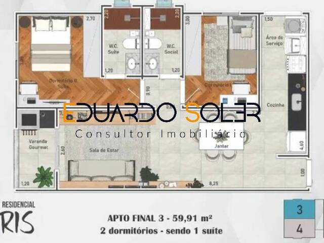 Apartamento para Venda em Taubaté - 3