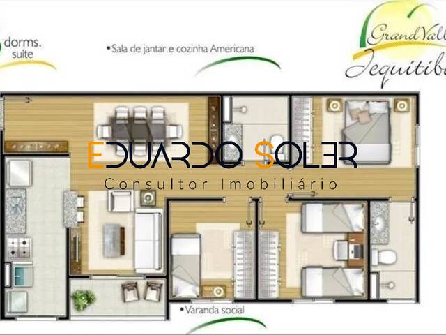 #300 - Apartamento para Venda em Caçapava - SP - 2